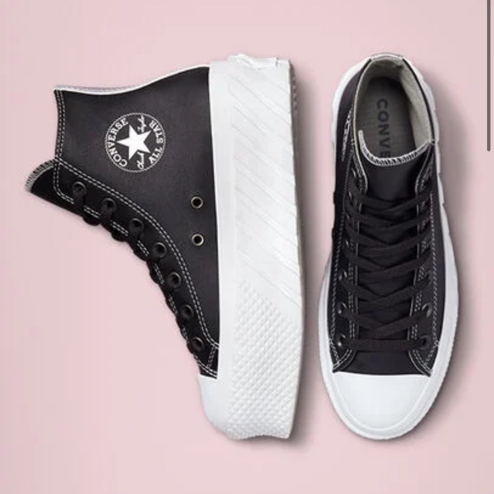 Chuck Taylor All Star Lift 2X Platform Matte Metallic Sneakers